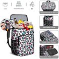 thumbnail image 5 of Travel Cooler Bag - White and Colorful Of Leopard Print Camping Beer Cooler Backpack with Bottle Opener- Waterproof Insulated Picnic Backpacks - Cooler Bag for Beach, 5 of 6