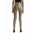thumbnail image 2 of commando Women's Faux Leather Leggings, Snake, Tan, Print, Large, 2 of 2