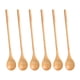 thumbnail image 1 of Cuchara de madera, cuchara de madera de 20 cm, para mezclar y comer, cuchara de mango largo, utensilios de cocina japoneses, cuchara de mesa de protección del medio ambiente, 1 of 5