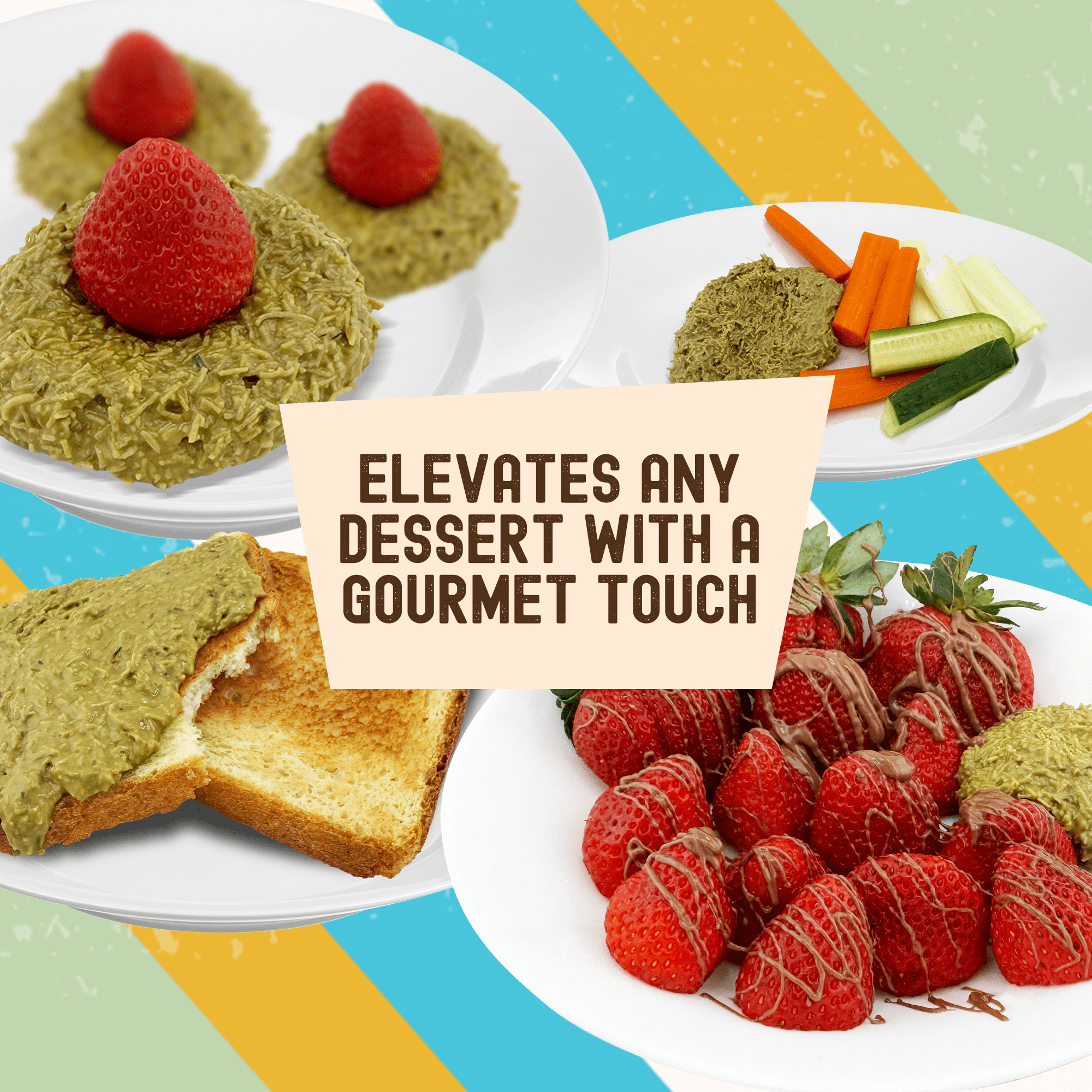 Moosh Dubai Chocolate Bar Filling – Viral Pistachio & Kataifi Spread for Desserts, Toast, and Candy Making (12 oz)