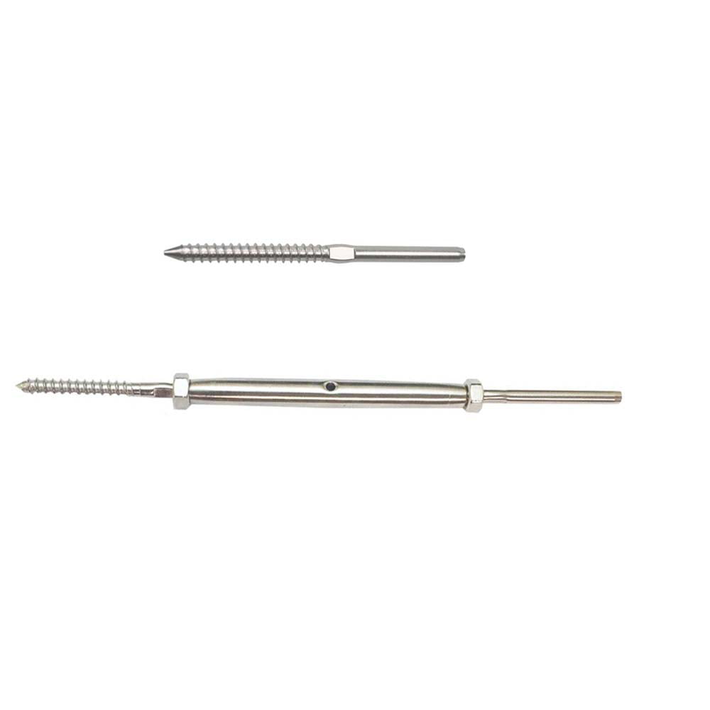 Details about   20/50/100 Lag Stud Hand Swage Cable Railing Stainless Steel 1/8" Cable US LOCAL 