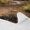 thumbnail image 5 of Erosebridal Wildlife Duck Twin Quilt Set for Boys Girls, Branches Plant Twin Coverlet Set, 2-Piece, 5 of 7