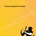 thumbnail image 4 of T-shirt de Balle, Ensemble de T-Shirts de Balle Couleur Bois Forme de Batte de Baseball Plastique Élégant pour Parcours, 4 of 7