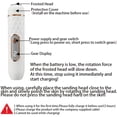 thumbnail image 3 of Cordless Electric Foot File, Rechargeable Callus Remover for Hard Skin, Pedicure Grinder with 2 Speeds and Dust Guard, 3 of 8