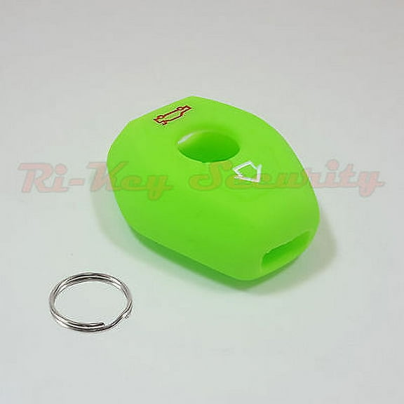 Green Glow Protective Rubber Case Silicone Cover Skin Jacket Fit BMW Remote Key