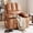 Retro, variant on TROPOW Recliner Chair, 360° Swivel Rocker Recliners with Heat & Massage, Soft Lazy Boy Recliner Chair with 2 Cup Holders and Side Pocket for Living Room Bedrooms and Nurseries