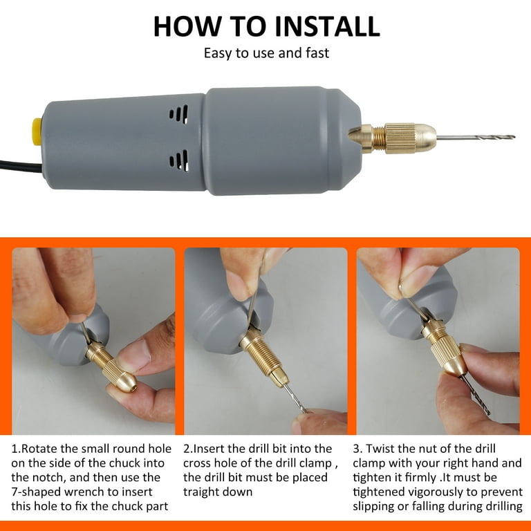 Mini Electric Drill Set 5V Small Jewelry Drill Kit Precise USB Resin Drill with 10 Drill Bits and 4 Abrasive Heads Premium DIY Jewelry Making Tool for Epoxy Resin Wood Plastic Walmart
