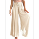 thumbnail image 2 of Pantalones Casuales para Mujer, con Cintura Elástica y Pierna , con Bolsillos. Albaricoque XXL, 2 of 9