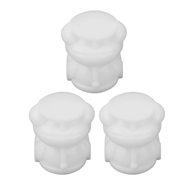 Molde para hielo, 3 piezas, molde para pudín con forma de oso, molde para hielo con forma de oso, instalación sencilla