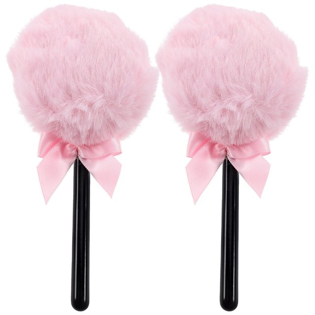 CUITING 2 Pcs Poudre Houppette Maquillage Visage Poudre Houppettes pour Poudre Libre Poudre Minérale Poudre Corporelle