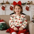 thumbnail image 2 of DISNIMO Mushroom Printed Sweatshirt for Toddler Girl Long Sleeve Pullover Tops Comfy T-Shirts Fall Winter Clothes 1-2 Years, 2 of 7