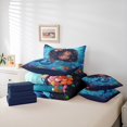 thumbnail image 6 of Manfei Cute Mermaid Princess 7-Piece Twin Bedding Sets,Colorful Ocean Coral Bedding Comforter Set,Magic Sea Animal Sheet Sets For Girl Kids,Ultra Soft Home Decor Reversible, 6 of 8
