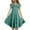 Green, variant on Little Girls Spring Dress Double Layer Flutter Sleeve Flowy A Line Casual Gradient Midies Flower Girl Dresses Size 6-7T