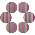 thumbnail image 3 of GZHJMY Mexican Serape Blanket Stripes Round Placemats Set of 1, Non-Slip Table Mats Washable Heat Resistant Place Mats for Kitchen Dining Table Home Decor, 15.4 Inch Table Mat, 3 of 7