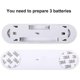 thumbnail image 4 of Closet Lamp, LED Night Light with 4 Touch LEDs Battery Operated Wireless Adjustable Night Light, 4 of 5