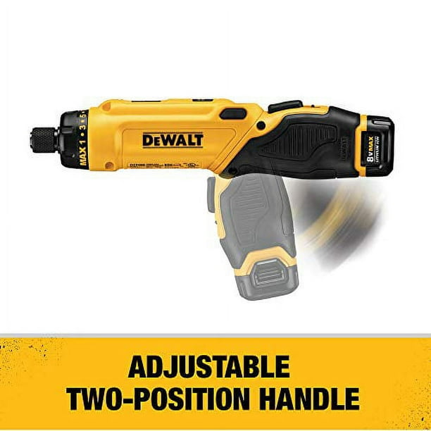 DEWALT 8V MAX Gyroscopic Cordless Screwdriver 1 Battery Kit Electric DCF680N1 Walmart Business Supplies
