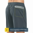 thumbnail image 3 of NORTHYARD Men's 5" Athletic Shorts Running Workout Quick Dry Gym Short Coolgrey M, 3 of 8