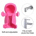 thumbnail image 5 of Children's Bathtub Spout Cover Safety Bathroom Silicone Faucet Guard Protector for Baby Kid Toddler-Pink Hippo, 5 of 7
