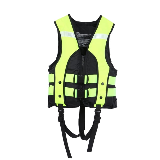 Chaleco Salvavidas Para Niños Chaleco de deportes acuáticos para niños, chaquetas de natación, chaleco salvavidas para niños (verde) Likrtyny Para Estrenar