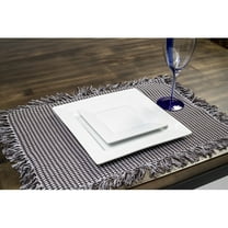 Lintex Linens Homespun Check Chocolate 100% Cotton Placemat (Set of 4)