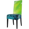 thumbnail image 1 of Arctic Nights Dining Chair Covers Stretch Spandex Slipcovers Washable Parsons Chairs Protector for Home, 1 of 5