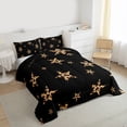 thumbnail image 3 of Castle Fairy Leopard Print Stars Print Twin Comforter Sets,Old Fashion Bedding Set, 3 of 8