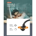 thumbnail image 3 of YRLLENSDAN Mesh Office Chairs, Home Office Desk Chairs Comfortable Office Chair No Arms Work Chair Ergonomic Desk Chair Computer Chairs For Adults Teens, Orange, 3 of 7