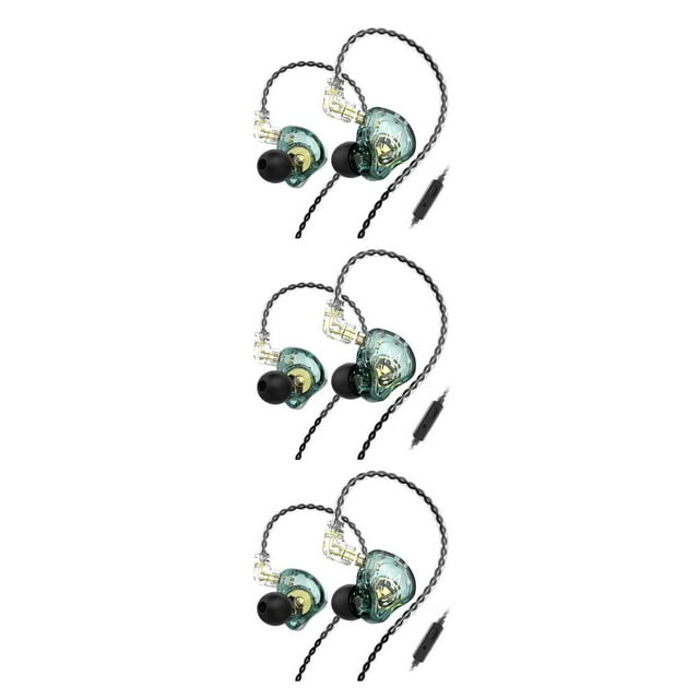 Injueey Auriculares deportivos intrauditivos con cable de 3,5mm, auriculares dinámicos portátiles, ergonómicos, para trabajar, correr, Type1 NO1