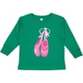 thumbnail image 3 of Inktastic Ballet Shoes, Ballet Slippers, Ballet Dance - Pink Girls Long Sleeve Toddler T-Shirt, 3 of 5
