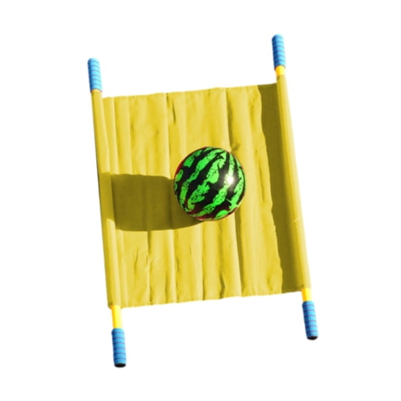 Juguetes para actividades deportivas al aire libre en el jardín de infancia, camilla para niños, estimulación sensorial deportiva. Amarillo