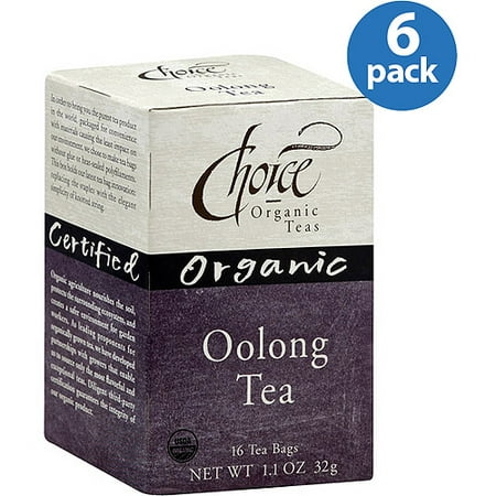 Choice Organic Teas Oolong organique Thé, 16 comte, (Pack de 6)