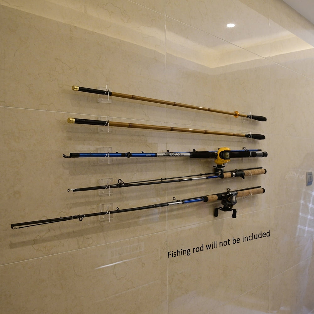 mount fishing rods on wall