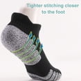 thumbnail image 4 of 6 Pairs Mens Socks, Anti-Blister Cushioned Breathable Running Cotton Socks-XL, 4 of 6