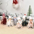 thumbnail image 4 of Lindos muñecos de esquí de Ángel, colgante de Navidad, decoración del hogar, adornos de árbol de Navidad, Noel, Natal, regalos de Año Nuevo, 2023, 4 of 4
