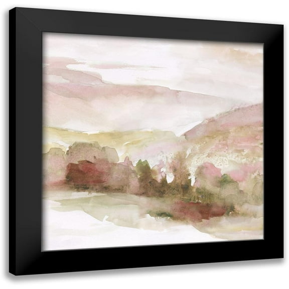 Nan 12x12 Black Modern Framed Museum Art Print Titled - Windscape II
