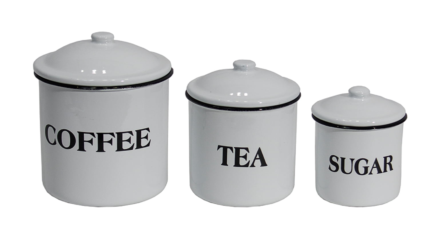 tea coffee sugar canisters walmart