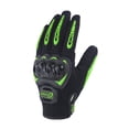 thumbnail image 4 of Riwcyla Motorcycle Gloves for Men Women Motorbike ,Slip Breathable Touchscreen Gloves with Knuckle Protection for Riding, Road Racing, Cycling, Black and Green M, 4 of 6
