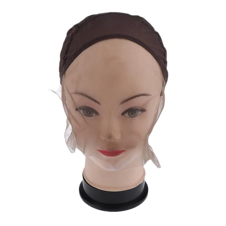 EHJRE Adjustable Weaving Cap For Human Hair Wig Making Full Wig Elastic Mesh Lace Cap Net For DIY Wig Making