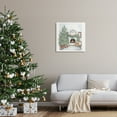 thumbnail image 2 of Cozy Christmas Night Gifts Decorated Fireplace Hearth Botanical & Floral Painting Gallery-Wrapped Canvas Print Wall Art, 2 of 7