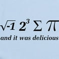 thumbnail image 2 of CafePress - I Ate Some Delicious Pi Math Joke Infant Bodysuit - Baby Light Bodysuit, Size Newborn - 24 Months, 2 of 4