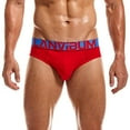 thumbnail image 4 of Sngxgn Men’s Support Boxer Briefs Cooling Underwear Regular Long-leg and Trunk(Red,L), 4 of 4