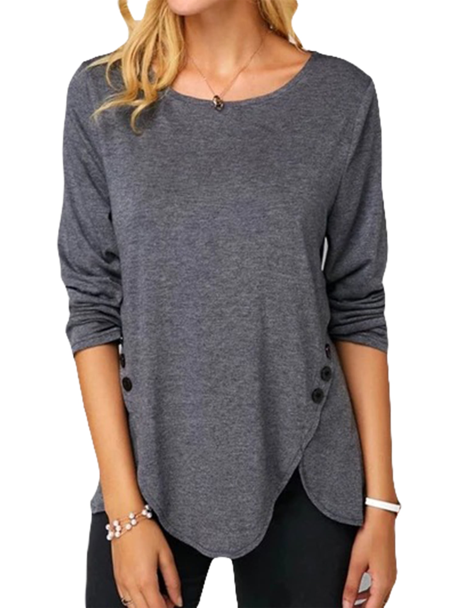 long sleeve casual tops womens