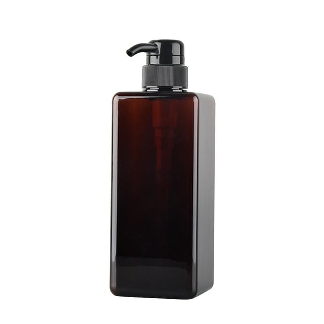 Contenants de Rangement Distributeur de Savon Moussant 650ml pour Savon à Main Rechargeable Bouteille Vide Marron Distributeur de Mousse Liquide 15oz avec Design Étanche et Grand Ouverture pour un Remplissage Facile