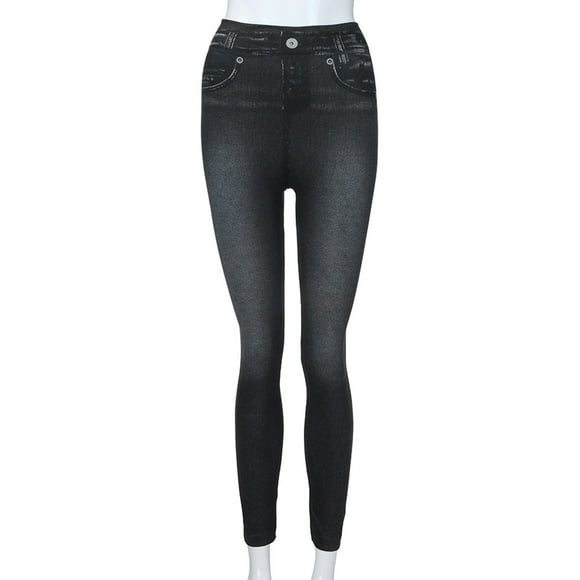 Maplenight Jeggings for Women Pull on Stretchy Jeans Denim Leggings High Waisted Skinny Jean Leggings with Pockets Trendy 2025 on Clearance