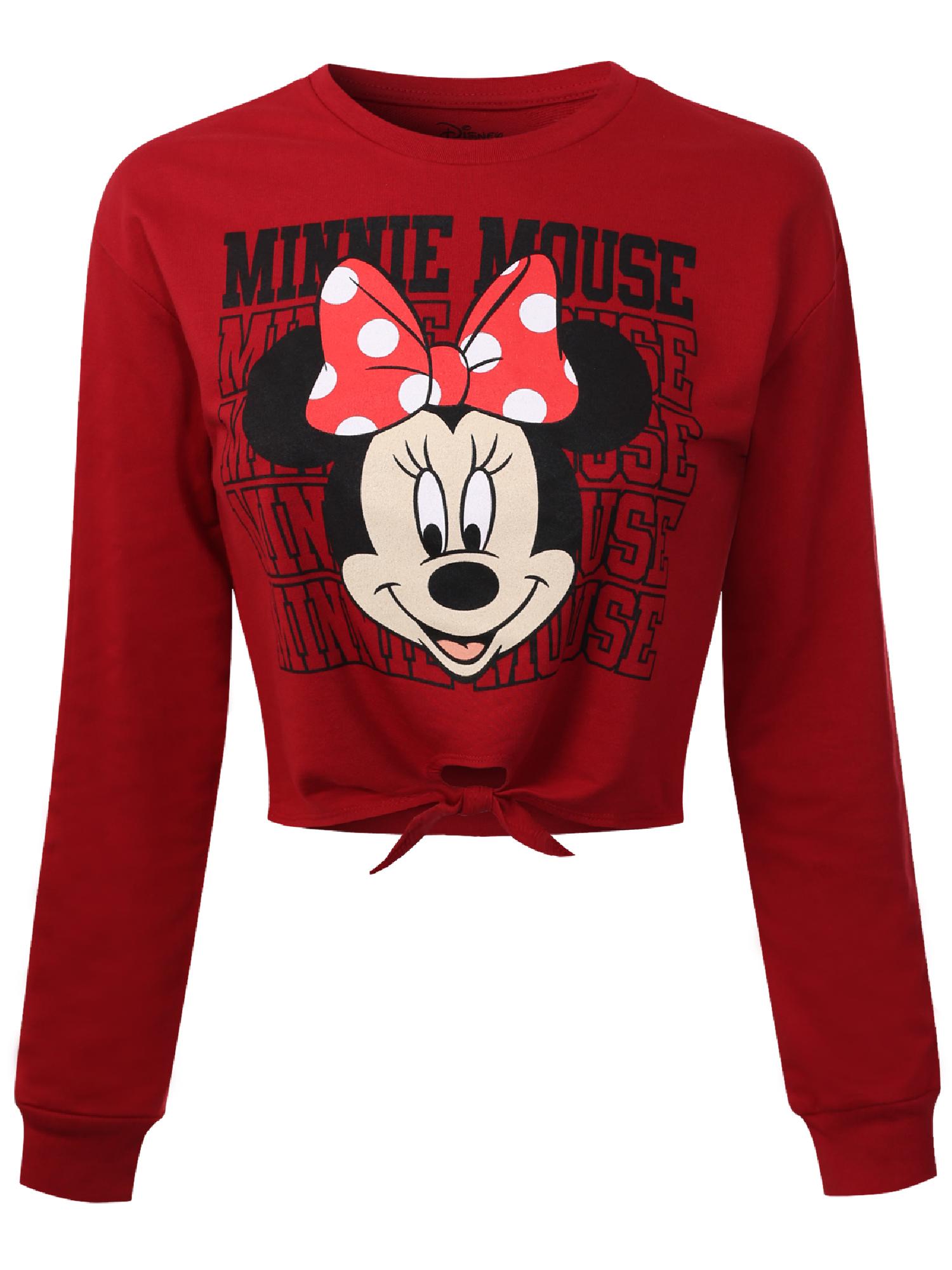 Long Sleeve Tie Front Crop Sweatshirt 