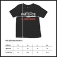 thumbnail image 5 of Tee Hunt Find Your Patience Before I Lose Mine Funny Youth T-Shirt Sarcasm Kids, 5 of 5