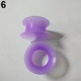 thumbnail image 2 of Cheers 2 Pcs Soft Silicone Ear Flesh Tunnels Plug Stretcher Piercing Gauge Earrings, 2 of 2