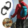 thumbnail image 5 of Multipurpose Swivel Clips Heavy Duty Carabiner with 360 Rotating Double Hooks Ideal for Backpack and Keychain Use for Dog Walking and Outdoor Activities, 5 of 8