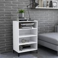 thumbnail image 1 of vidaXL Sideboard White 57x35x90 cm Engineered Wood, 1 of 4