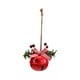 thumbnail image 4 of Adornos de campana navideña multiusos Hermosas campanas navideñas de metal hechas a mano para Campana Redonda Roja, 4 of 9